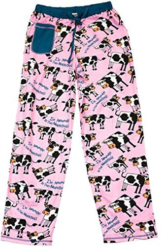 Lazy One I'm Mooody In The Morning - 082, Women's PJ Pant, XL