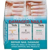 New Restore Damaged Nails Kit - Intensive Therapy II, Foundation II, Renew