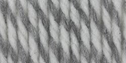 Bernat Softee Chunky Yarn - Solid Grey Ragg 108 Yards 3.5 OZ
