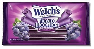 LICORICE WELCH'S GRAPE FILLED 1.75oz 24ct
FRANKFORD - Package