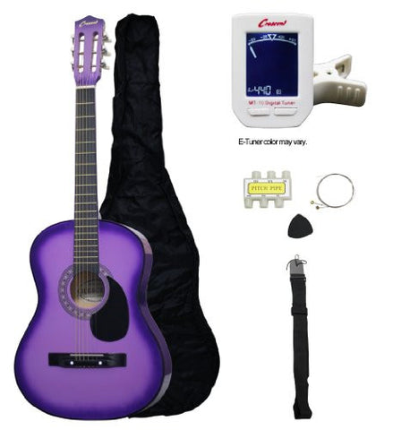 38" Acoustic Guitar Starter Kit (Colour-Purple)