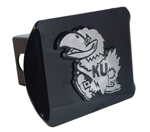 Kansas (Jayhawk) Black Hitch Cover