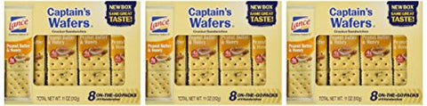 Lance Captain Wafer Honey Peanut Butter 8 Pack 11 oz.
