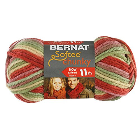 Bernat Softee Chunky Yarn - Ombre Summerset 77 Yards 2.8 OZ
