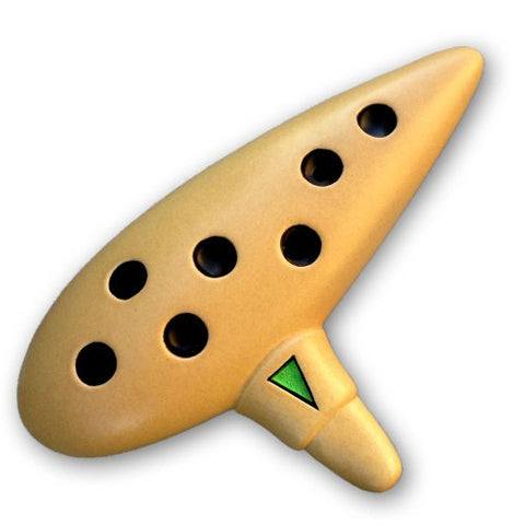 Fairy Alto C 6 Hole Ocarina - Regular, with Free Songbook and Leatherette Bag