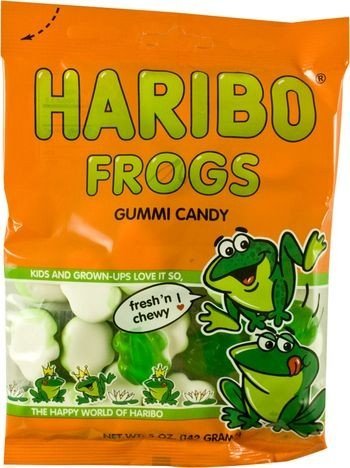 Haribo - Gummy Frogs, 5oz