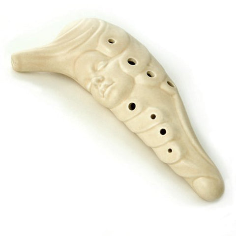 Muse Tenor 10 hole Ocarina in F, with Free Songbook Method and Velvet Casing
