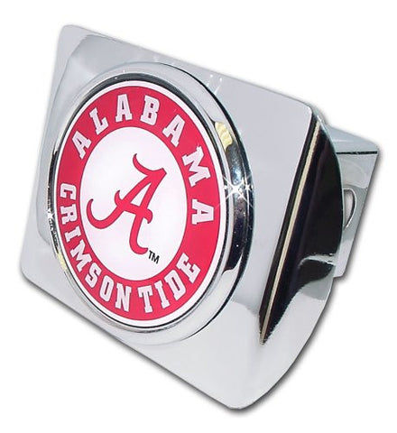 Alabama (Seal) Shiny Chrome Hitch Cover