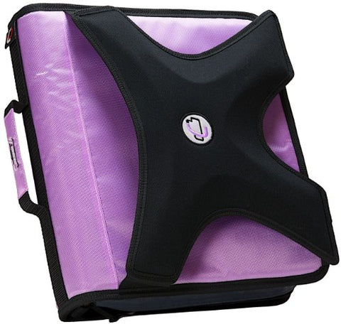 Case-it X-Hugger 2-Inch Round Ring Zipper Binder, Lavender
