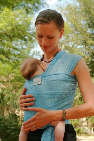 Baby Wrap Carrier - One Size, Sky Blue