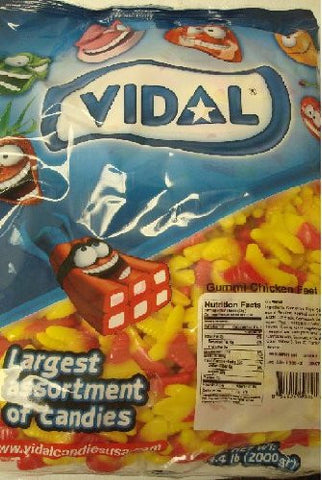 GUMMI CHICKEN FEET 4.4#
VIDAL - Bulk