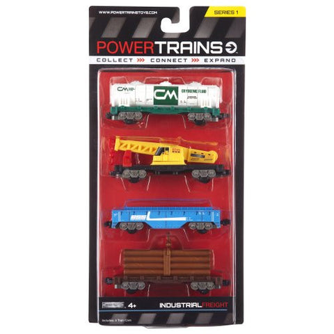 Power Train 4 Car Pack, Freight Industrial