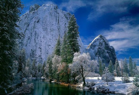 Yosemite Park Winter 1000-Piece Puzzle