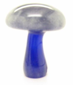 Mushroom - Blue Glow 4" H (not in pricelist)