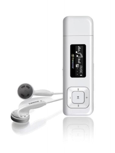 8GB Transcend Digital Music Player and FM Radio MP330 (White)