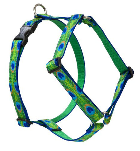 Lupine 1" Originals Collection - Tail Feathers, 24-38" Roman Harness