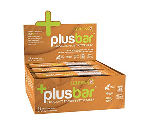 '+PLUSBAR Peanut Butter Chia Crisp 40g/Bar 12-Pack Box