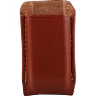 Single Mag Pouch with Belt Loop, Chestnut Brown, For Glock 17/19