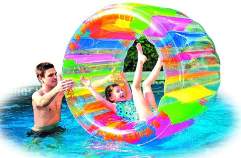 Water Wheel - Giant Inflatable Swimming Pool Water Wheel Toy (49.2" X 33")