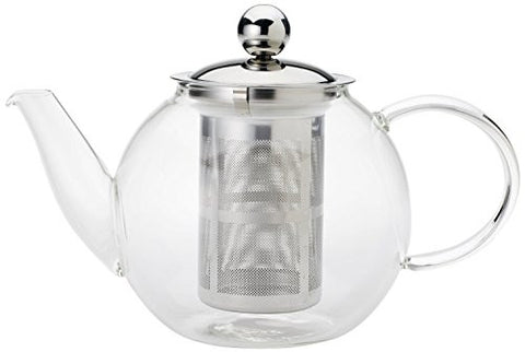 Teapot 28 Oz With Infuser Borosilicate Glass