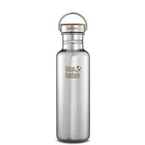 27oz Kanteen Reflect (w/Stainless Unibody Bamboo Cap)(Color: mirrored stainless)