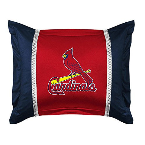 SIDELINES SHAM St Louis Cardinals - Color Bright Red - Size Stan