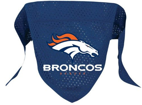 Denver Broncos Dog Bandana Large