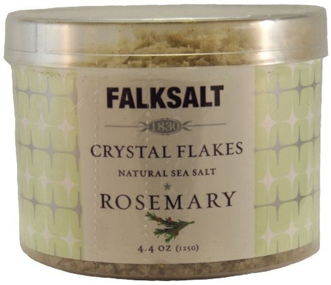 Falksalt Crystal Flakes - Rosemary, 4.4 oz
