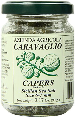 Antonino Caravaglio Capers, Salted Capers (6-7mm), 90 gr/3.2 oz