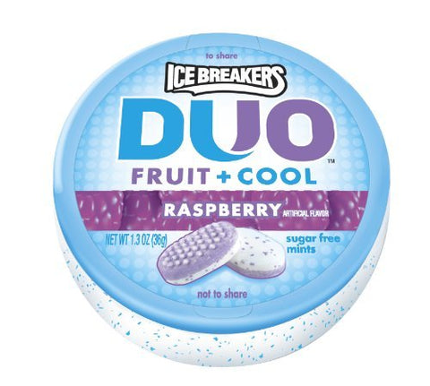 Ice Breakers Duo Mints Raspberry 1.3 oz