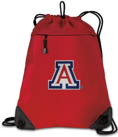 Arizona Wildcats Drawstring Backpack Mesh & Microfiber Red (18”x14.5”)