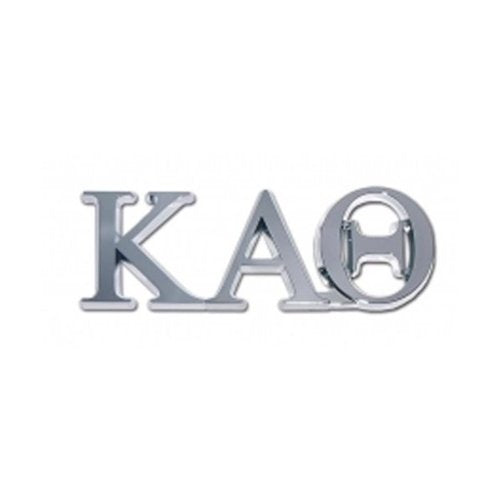 Kappa Alpha Theta Chrome Emblem, Shiny