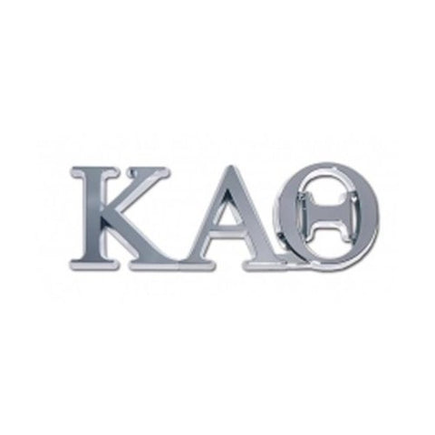Kappa Alpha Theta Chrome Emblem, Shiny