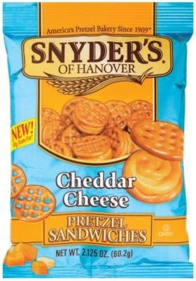 Snyder's of Hanover Cheddar Cheese Pretzel Sandwiches 2.125 oz.