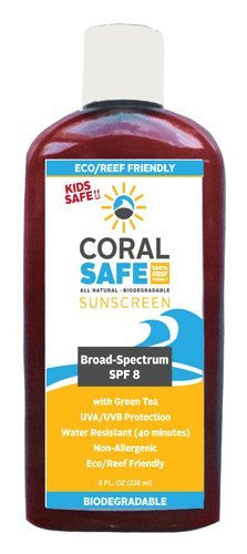 Coral Safe SPF 8 Sunscreen Lotion 8-oz.