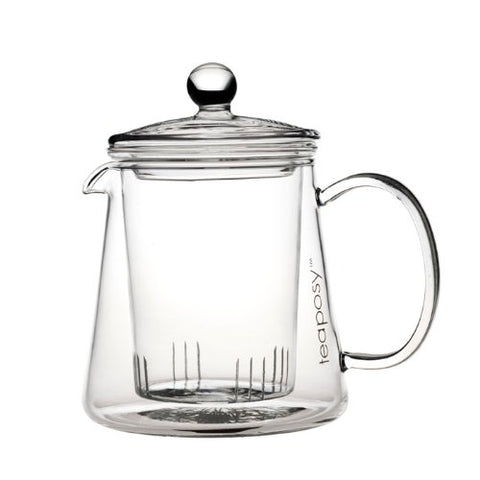Tea for Two Teapot 16oz, Simply Glass
