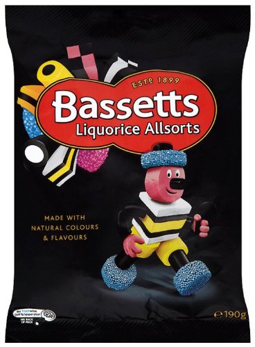 Bassetts Liquorice Allsorts Bag 190g