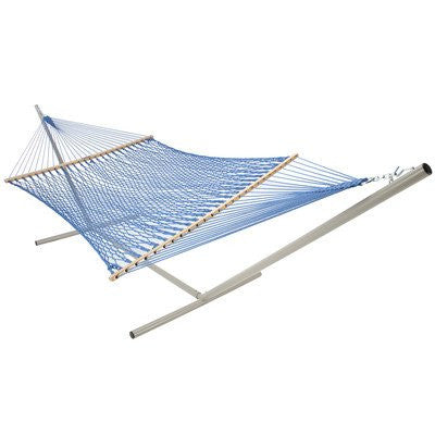 Large Original DuraCord Rope Hammock - Coastal Blue