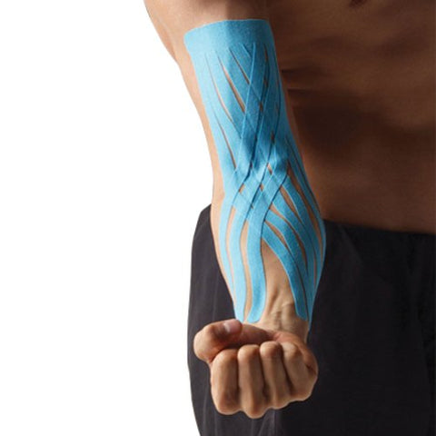 Kinesiology Tape Lymphatic Fan - Single, Blue