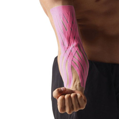 Kinesiology Tape Lymphatic Fan - Single, Pink