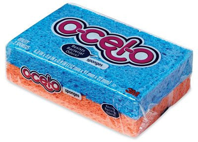 Utility Sponge 2-Pk 3.6 in x 6 in x .9 in