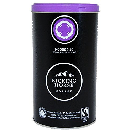 Kicking Horse Whole Bean Coffee Hoodoo Jo At least 95% Organic, 12.3 OZ.