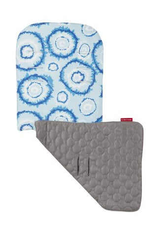 Maclaren Reversible Seat Liner, Crystal Blue/Penguin Grey