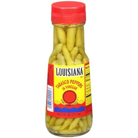 Louisiana Brand Products Louisiana Gold Tabasco Pepper in Vinegar  6oz