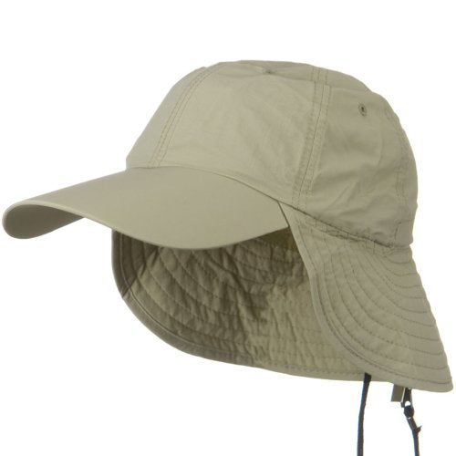 MG, UV 50+ Outdoor Talson UV Flap Cap - Khaki (fitting up to 7 3/8)