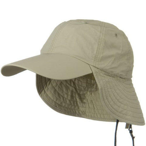 MG, UV 50+ Outdoor Talson UV Flap Cap - Khaki (fitting up to 7 3/8)