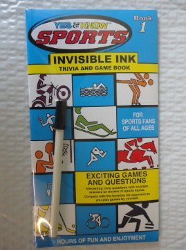 Yes and Know Sports Invisible Ink Trivia Book 1