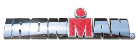 Ironman Word Chrome with Reflective insert