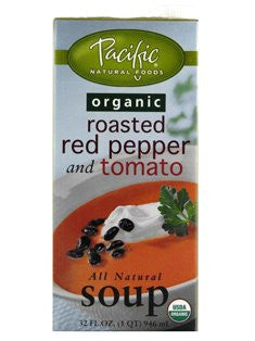 Pacific Soup Creamy Roasted Red Pepper & Tomato 32 oz.