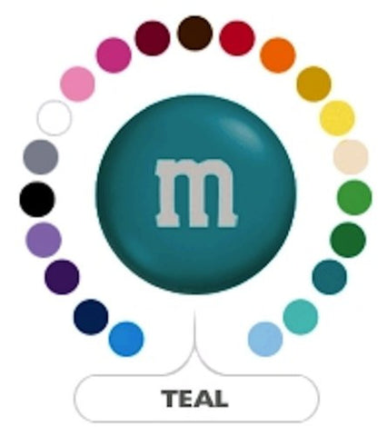 Teal Green M and M  5 lbs